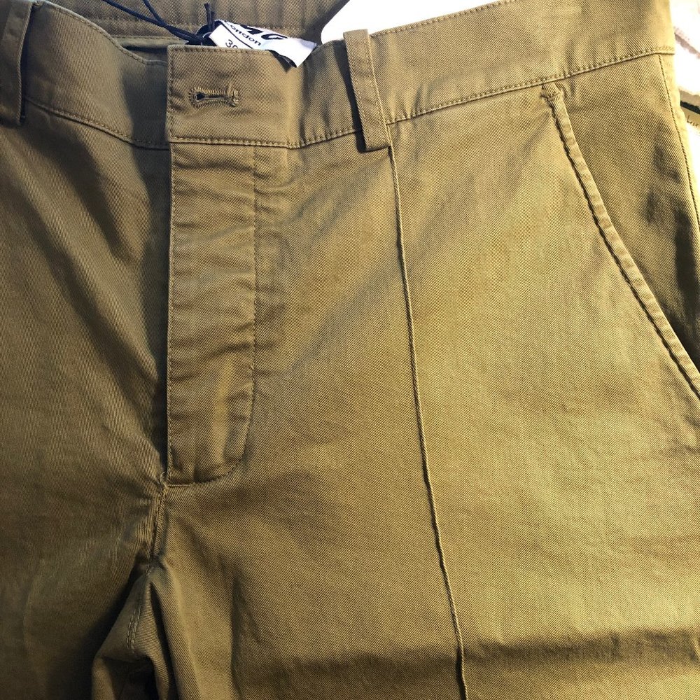 YMC Trousers - Straight Leg Pants - Olive Green